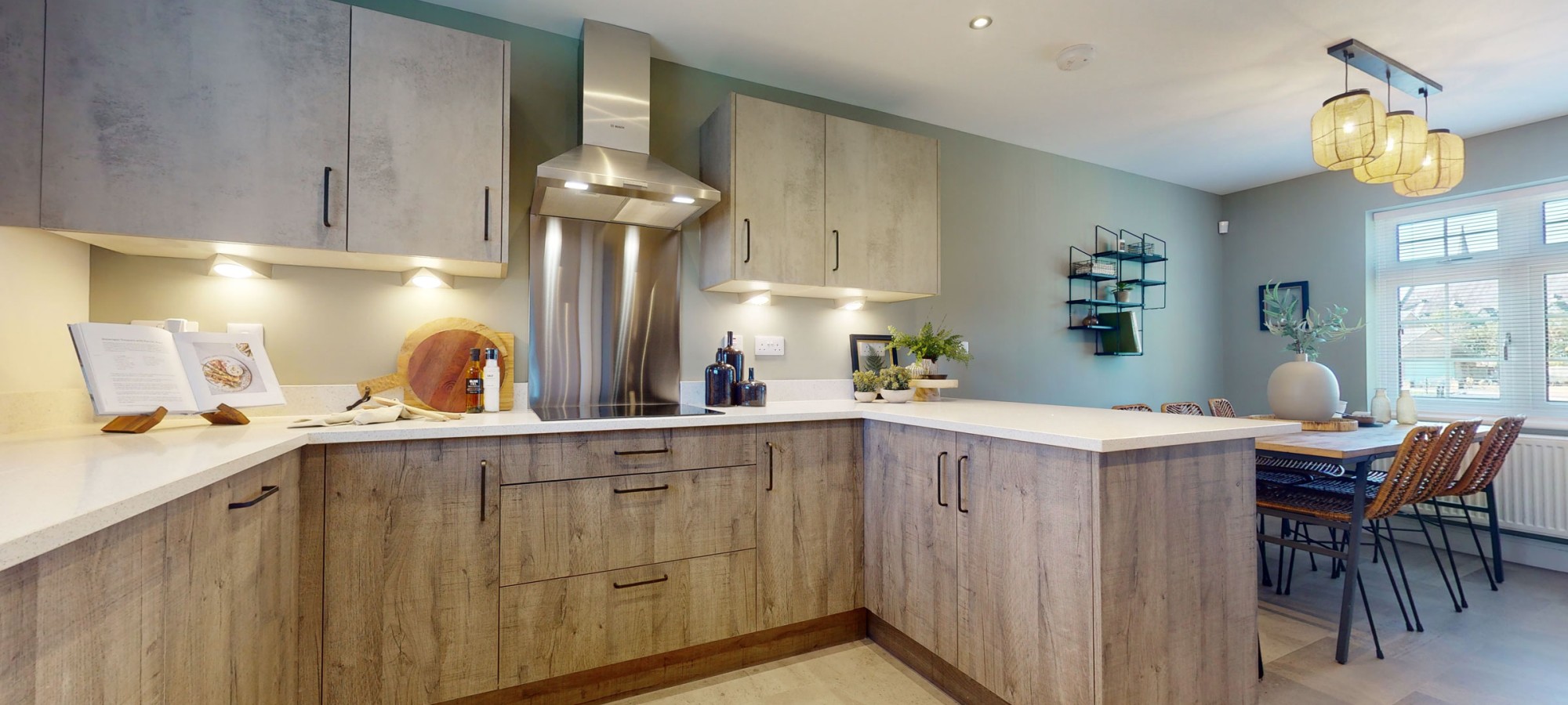 <h1>A stunning new <br>development in <br>beautiful Somerset </h1>