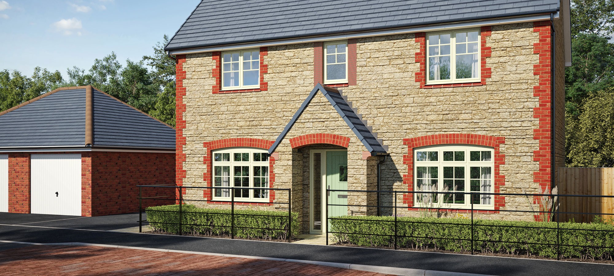 <h1>A stunning new <br>development in <br>beautiful Somerset </h1>